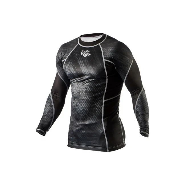Рашгард Peresvit Immortal Silver Force Rashguard Long Sleeve Black Rain