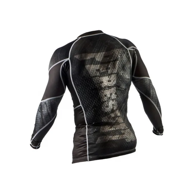 Рашгард Peresvit Immortal Silver Force Rashguard Long Sleeve Black Rain
