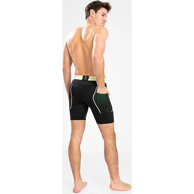 Шорты компрессионные VENUM Fusion 2.0 Men’s Vale Tudo Black Yellow