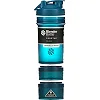 Спортивный шейкер BLENDERBOTTLE ProStak 22oz/650мл с 2-мя контейнерами Navy