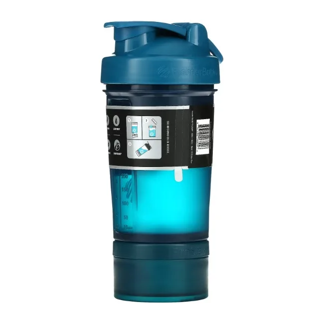 Спортивный шейкер BLENDERBOTTLE ProStak 22oz/650мл с 2-мя контейнерами Navy