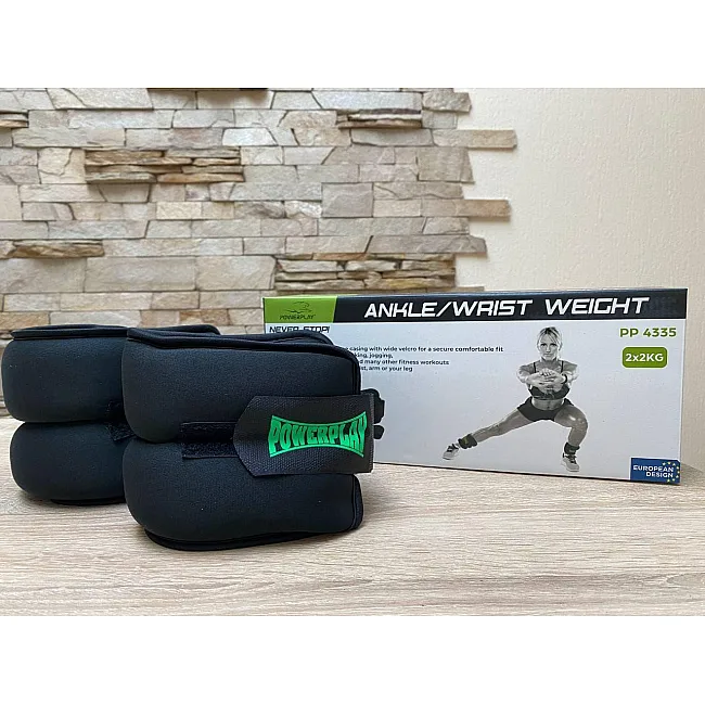Утяжелители для ног и рук POWERPLAY 4335 Wrist/Ankle Weights (2x2кг) (пара)
