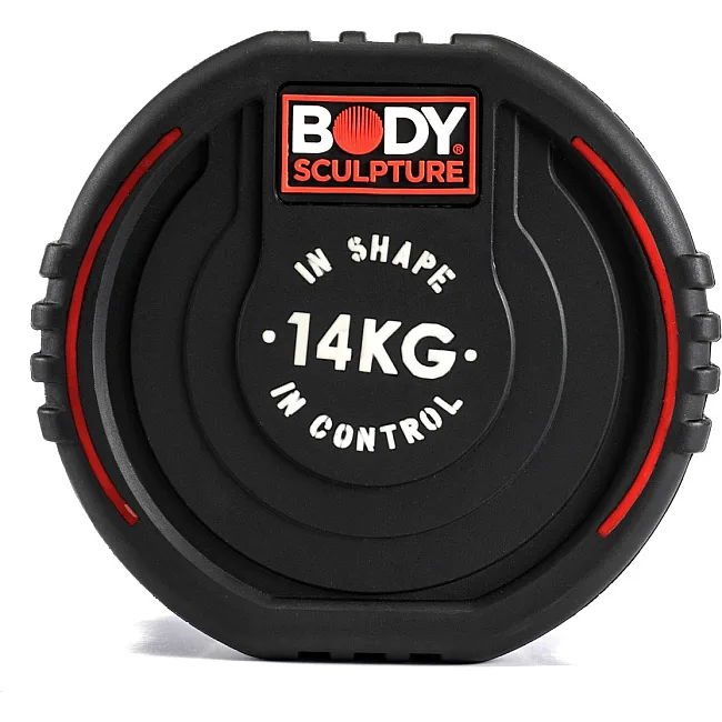 Гантель стальная Body Sculpture TPU BW 133, 14 кг