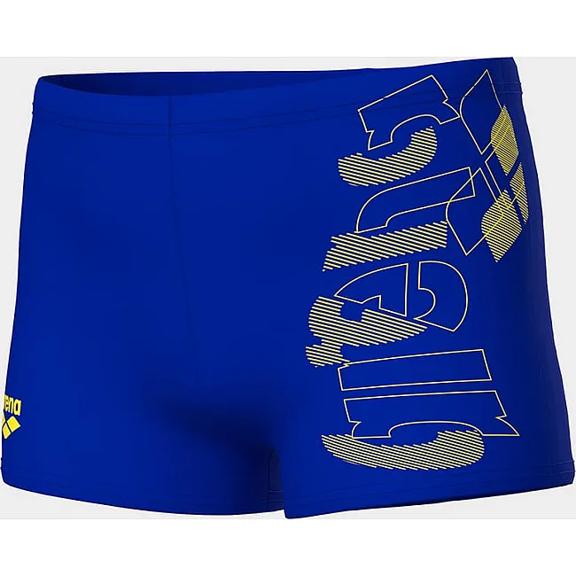 Плавки-шорти для хлопчиків Arena TALES SWIM SHORT синій, жовтий (для дітей)