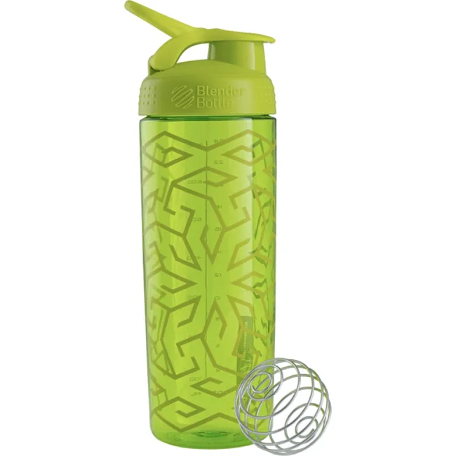 Шейкер BlenderBottle SportMixer Signature Sleek 28oz/820ml Green Zen Gala