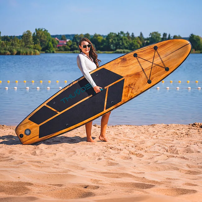 Надувная доска SUP (Сапборд) THUNDER WOOD 350