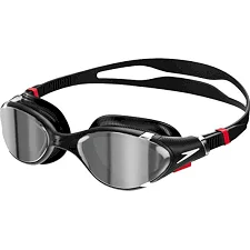 Очки для плавания Speedo BIOFUSE 2.0 MIRROR черный, серебристый OSFM