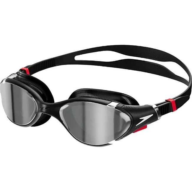 Очки для плавания Speedo BIOFUSE 2.0 MIRROR черный, серебристый OSFM