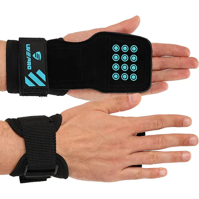 Накладки для подтягивания и тяги POWER STRAP LiveUp LP8703 2шт (Черный)