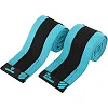 Бинти на лікті для жиму ELBOW WRAPS LiveUp LP8725 2шт (Синій-чорний)
