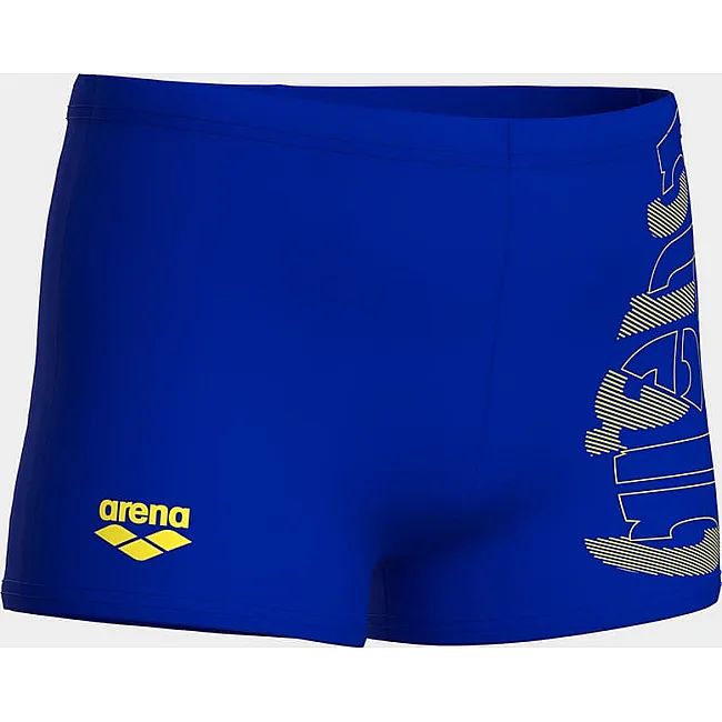 Плавки-шорти для хлопчиків Arena TALES SWIM SHORT синій, жовтий (для дітей)