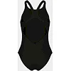 Купальник закрытый для девочек Arena GRAPHIC SWIMSUIT V BACK черный, белый (для детей)