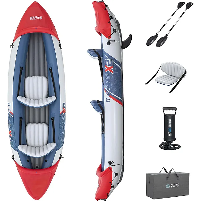 Надувна байдарка Bestway 65077 Lite Rapid X2 321 x 88 см