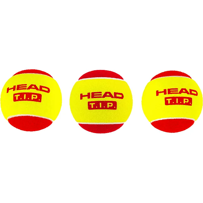 Мячи для большого тенниса HEAD TIP 578113 (Салатовый-красный)