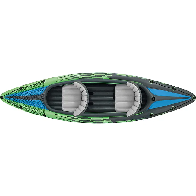 Надувной каяк Intex Challenger K2 351 x 76 x 38 см, зеленый
