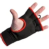Бинт-перчатки TITLE Boxing Attack Nitro Speed Wraps Черные с красным