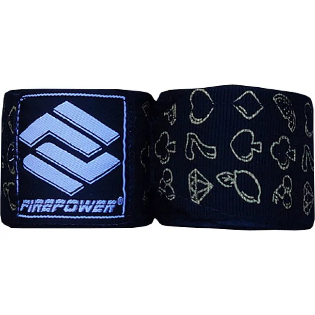 Бинты боксерские эластичные Firepower FPHW7 Poker 4м