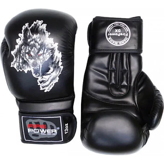 Боксерские перчатки FirePower FPBGA5 Wolf Черные