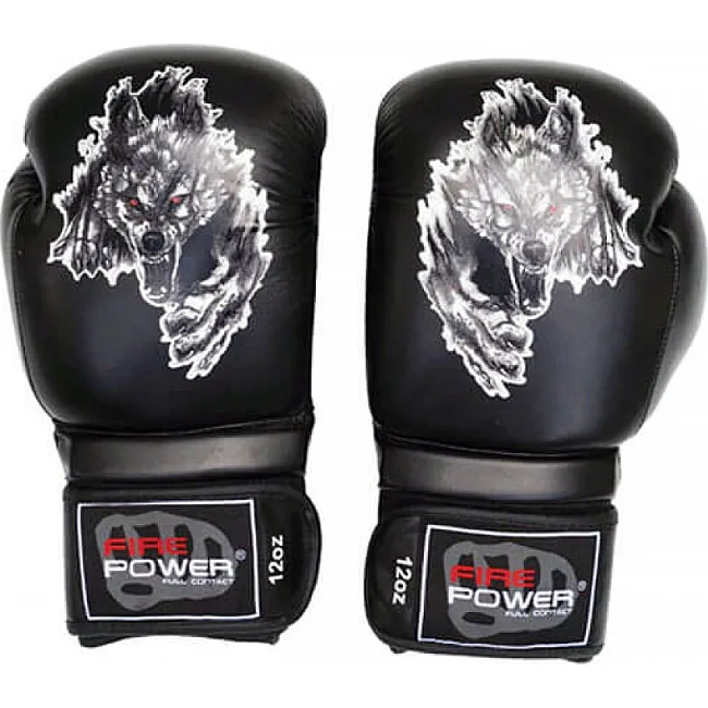 Боксерские перчатки FirePower FPBGA5 Wolf Черные