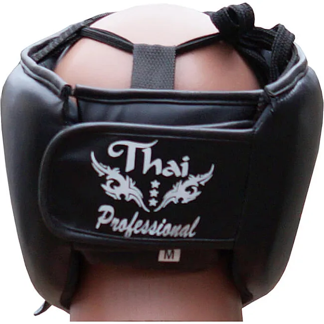 Боксерский шлем Thai Professional HG2L Черный