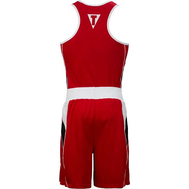 Форма для бокса подростковая TITLE Aerovent Elite Amateur Boxing Set 8 Красная