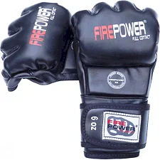Перчатки MMA FirePower FPMGA3 Черные