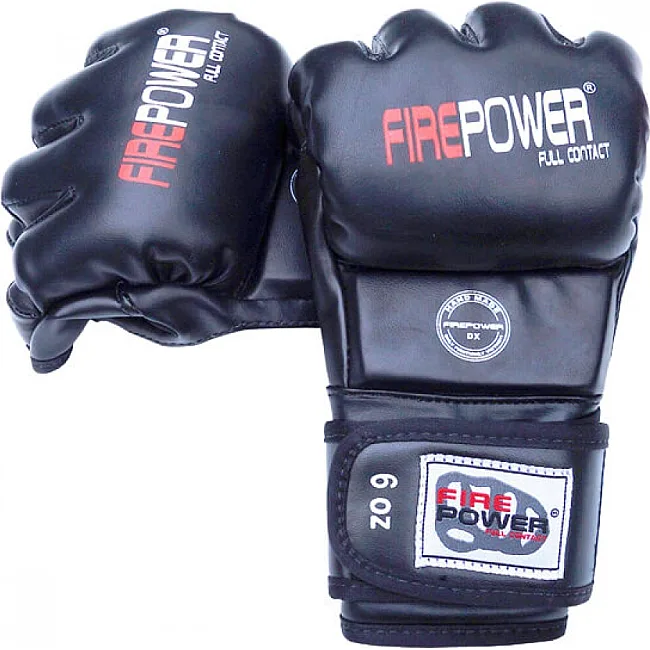 Перчатки MMA FirePower FPMGA3 Черные