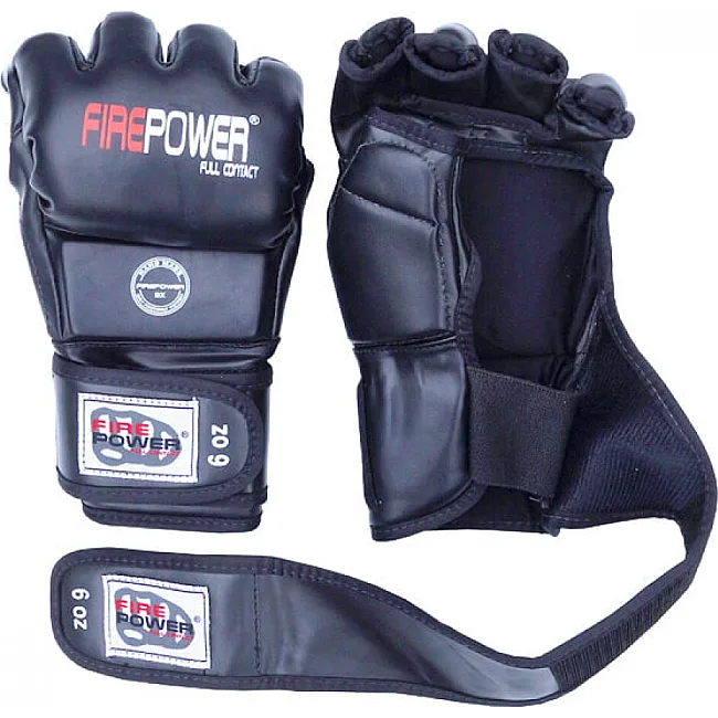 Перчатки MMA FirePower FPMGA3 Черные