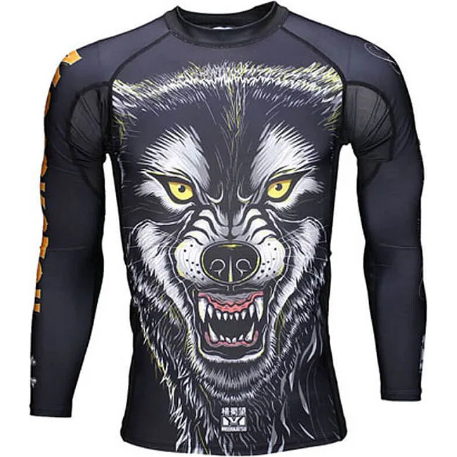 Рашгард с длинным рукавом Meerkatsu Cerberus Принт