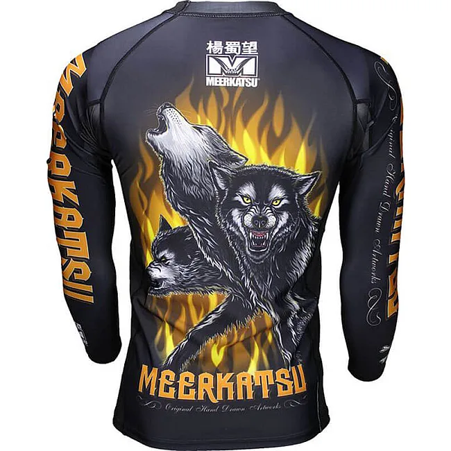 Рашгард с длинным рукавом Meerkatsu Cerberus Принт