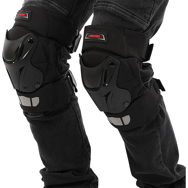 Мотонаколенники CUIRASSIER K01-C (Черный)