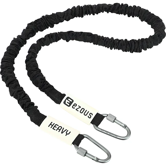 Трубчастий еспандер
 з карабіном у захисному рукаві RESISTANCE TUBE WITH COVER EZOUS K-05-H навантаження високе