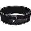 Пояс для тяжелой атлетики RDX 4 Proiver Buckle кожаный Black Plus
