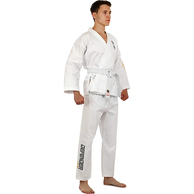Кимоно для карате куртка штаны и пояс ARAWAZA
 CO-9790
 110-180см