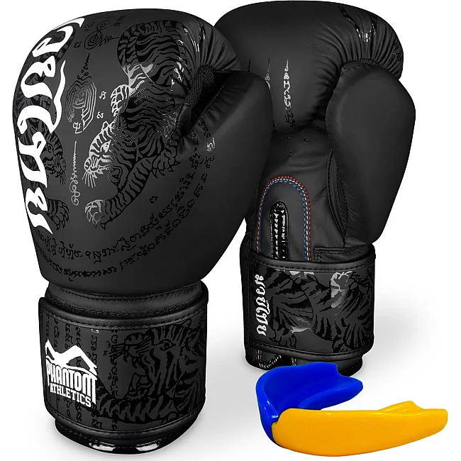 Рукавиці для боксу PHANTOM Muay Thai Black