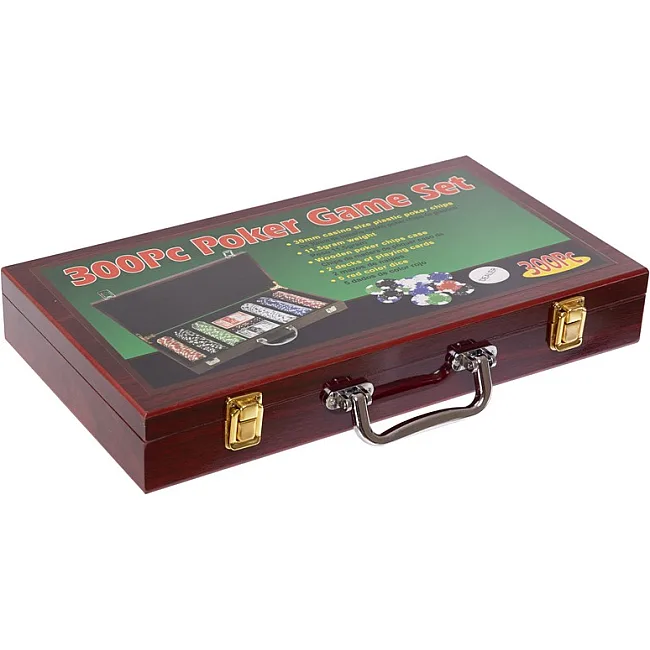 Набор для покера в деревянном кейсе Poker game set SP-SPORT
 IG-6643 300 фишек