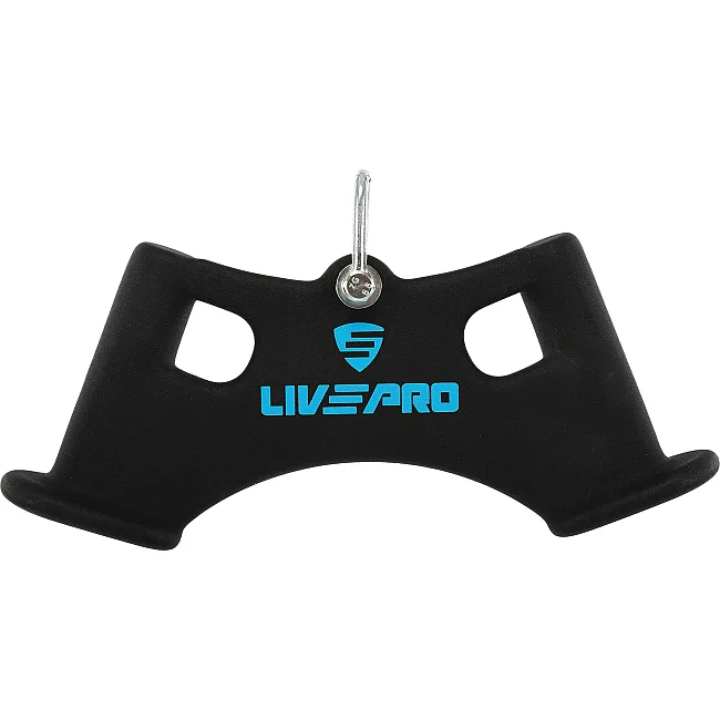 Рукоятка для тяги вниз із вузьким хватом Triceps grip нековзне покриття LiveUp LP8325