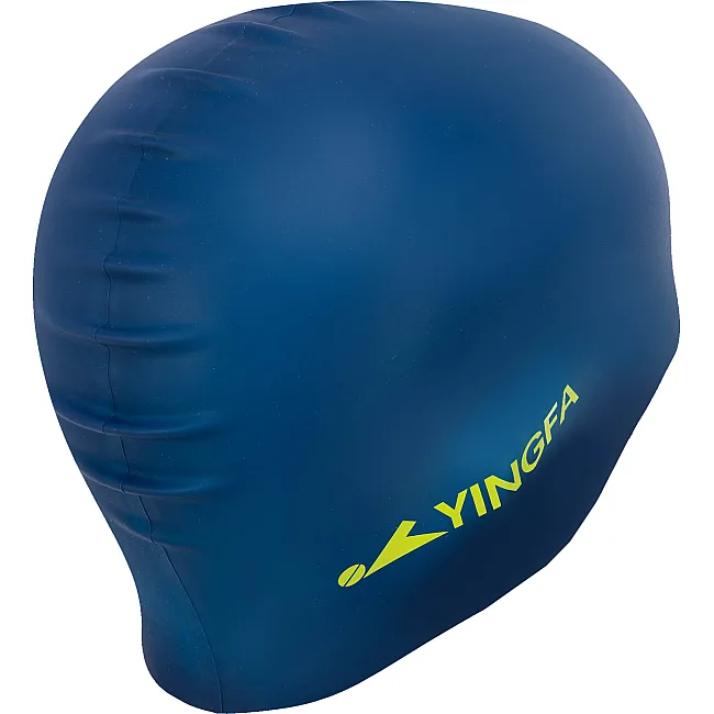 Шапочка для бассейна силиконовая для взрослых YINGFA C0081 (Синий)
