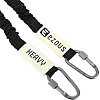 Трубчастий еспандер
 з карабіном у захисному рукаві RESISTANCE TUBE WITH COVER EZOUS K-05-H навантаження високе