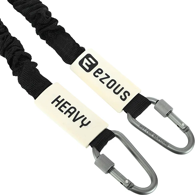 Трубчастий еспандер
 з карабіном у захисному рукаві RESISTANCE TUBE WITH COVER EZOUS K-05-H навантаження високе