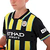 Футбольна форма дитяча із символікою клубу
 MANCHESTER CITY гостьова 2025 SP-SPORT

 CO-4717 20-28 (Чорний-салатовий)