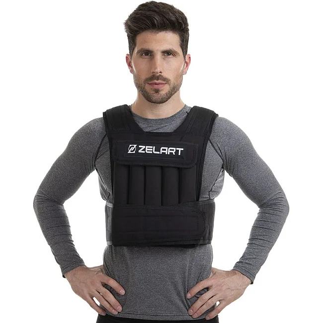 Утяжелительный жилет
 с регулируемым весом ZELART
 WEIGTH VEST FI-2630-20 вес-2-20 кг