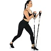 Трубчастий еспандер
 з карабіном у захисному рукаві RESISTANCE TUBE WITH COVER EZOUS K-05-H навантаження високе