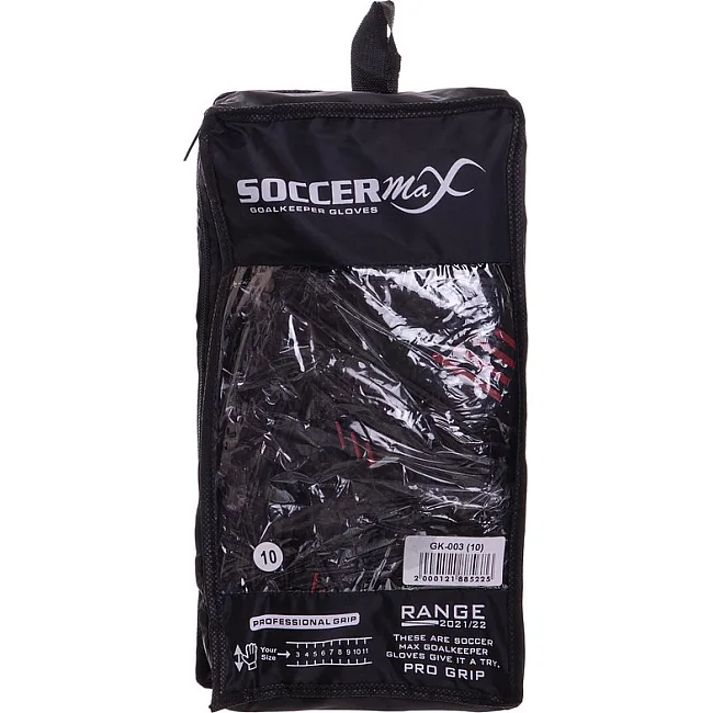 Вратарские перчатки
 профессиональные с защитой пальцев SOCCERMAX GK-003
 7-11