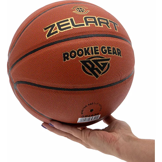 Баскетбольный мяч
 ZELART
 ROOKIE GEAR GB4430
 7 (Коричневый)