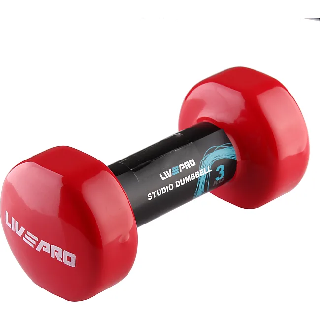 Гантель виниловый 1шт STUDIO DUMBBELL 3кг