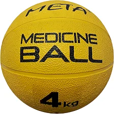 Медбол META Color Medicine Ball 4 kg желтый 23 см