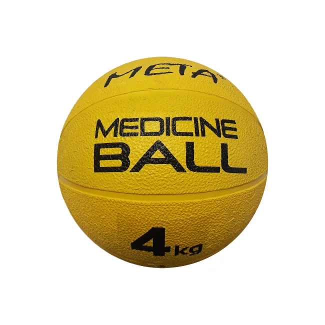Медбол META Color Medicine Ball 4 kg желтый 23 см