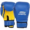 Перчатки для бокса детские искусственная кожа SPORTKO PD-2-B (Синий)