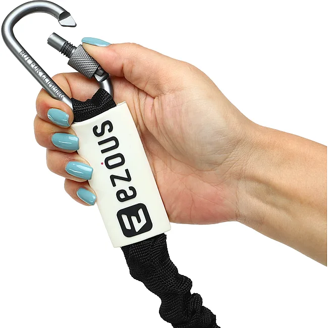 Трубчастий еспандер
 з карабіном у захисному рукаві RESISTANCE TUBE WITH COVER EZOUS K-05-H навантаження високе
